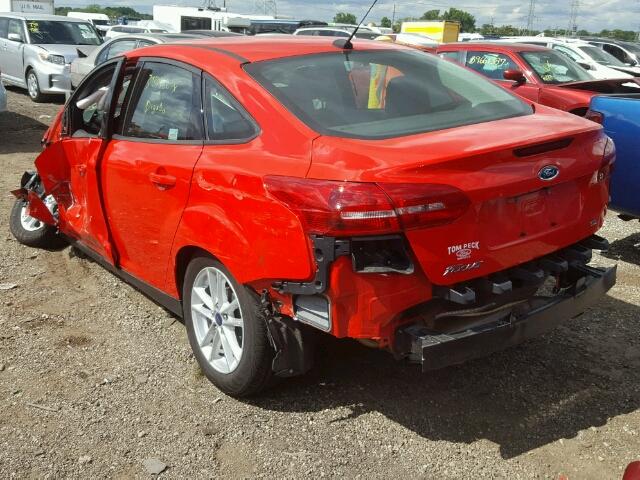 1FADP3F26HL242928 - 2017 FORD FOCUS SE RED photo 3