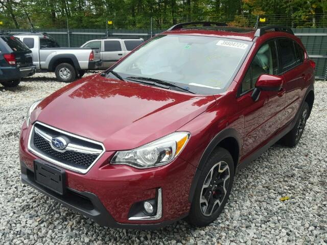 JF2GPABC6H8264880 - 2017 SUBARU CROSSTREK RED photo 2