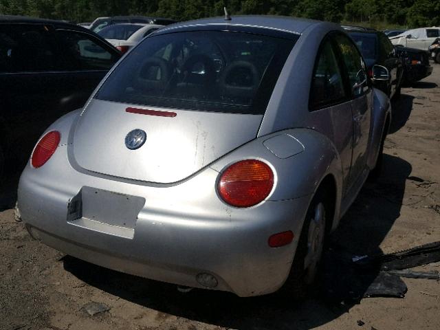 3VWDD21C4YM431229 - 2000 VOLKSWAGEN NEW BEETLE 灰色 照片 4