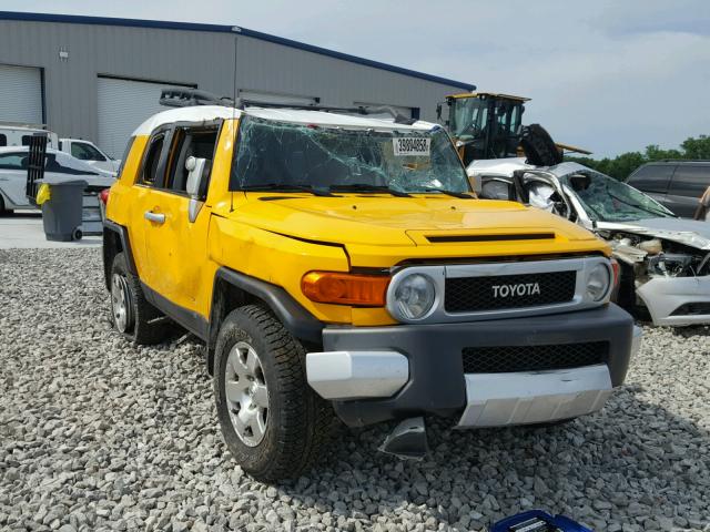 JTEBU11F170038865 - 2007 TOYOTA FJ CRUISER YELLOW photo 1