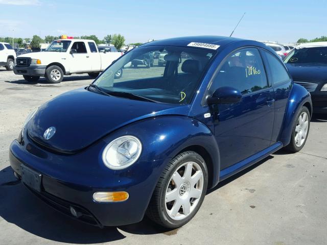 3VWDD21CX3M417702 - 2003 VOLKSWAGEN NEW BEETLE ლურჯი ფოტო 2