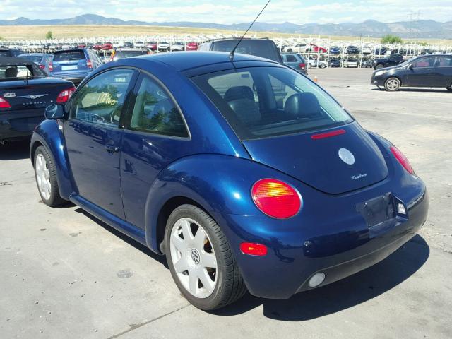 3VWDD21CX3M417702 - 2003 VOLKSWAGEN NEW BEETLE ლურჯი ფოტო 3