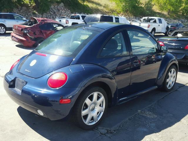 3VWDD21CX3M417702 - 2003 VOLKSWAGEN NEW BEETLE ლურჯი ფოტო 4