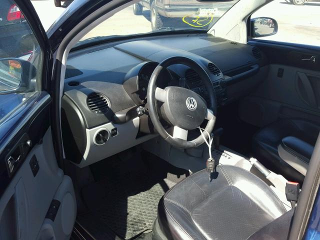 3VWDD21CX3M417702 - 2003 VOLKSWAGEN NEW BEETLE ლურჯი ფოტო 9