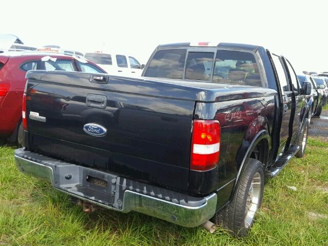 1FTPW14504KC02999 - 2004 FORD F150 SUPER BLACK photo 4