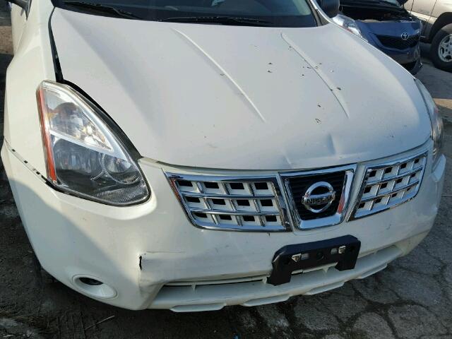 JN8AS5MT5AW507009 - 2010 NISSAN ROGUE S WHITE photo 9