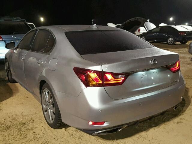 JTHBE1BL8D5023038 - 2013 LEXUS GS Plata foto 3