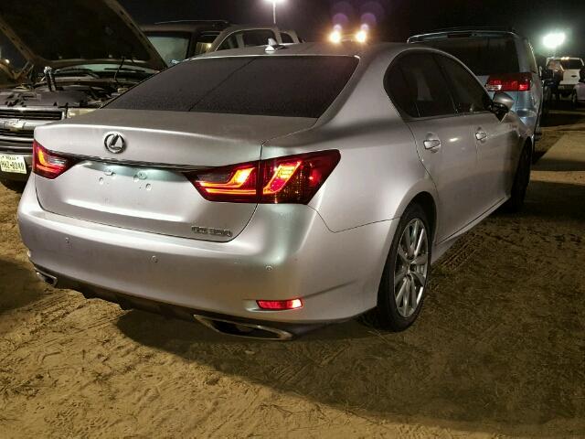 JTHBE1BL8D5023038 - 2013 LEXUS GS Plata foto 4