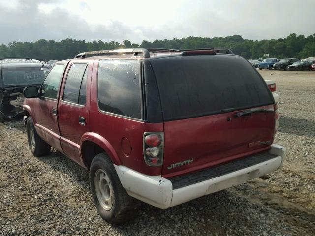 1GKCS13WXT2507305 - 1996 GMC JIMMY BURGUNDY photo 3