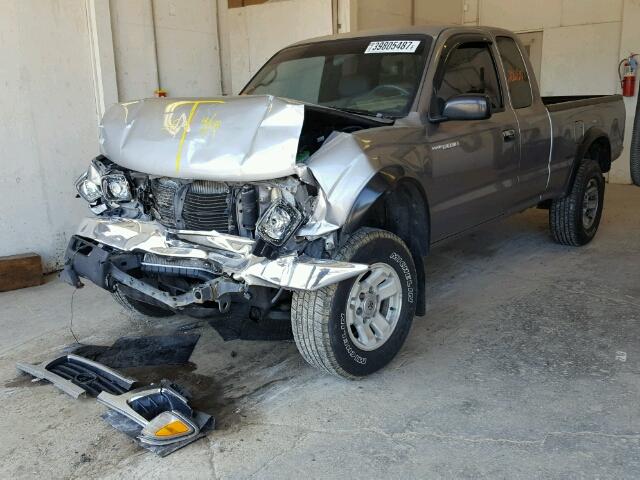 4TAWN72N9TZ111168 - 1996 TOYOTA TACOMA XTR GRAY photo 2