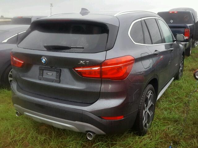 WBXHU7C35H5H36264 - 2017 BMW X1 GRAY photo 4