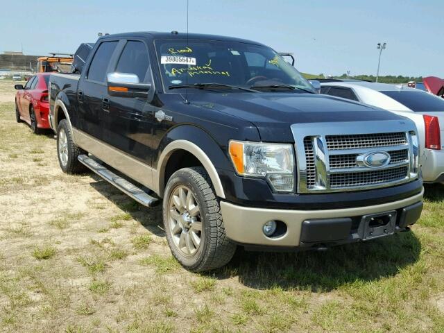 1FTPW14V19KB32372 - 2009 FORD F150 BLACK photo 1