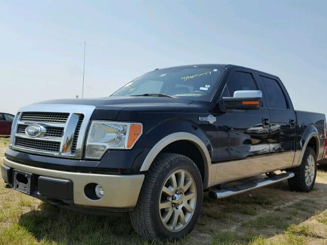 1FTPW14V19KB32372 - 2009 FORD F150 BLACK photo 2