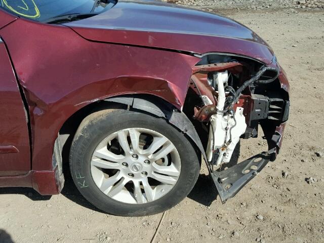 1N4AL2AP7CN556886 - 2012 NISSAN ALTIMA BAS RED photo 9