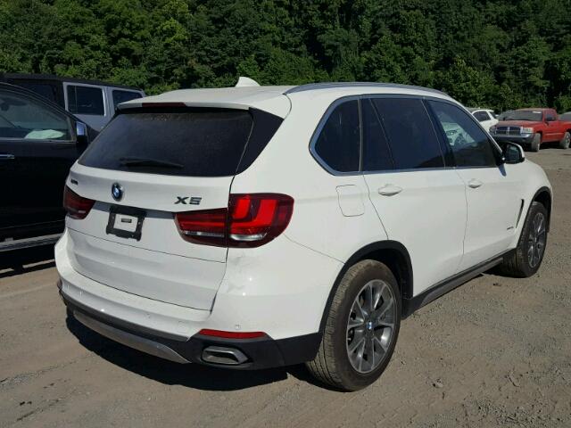 5UXKT0C56G0S79003 - 2016 BMW X5 XDR40E WHITE photo 4