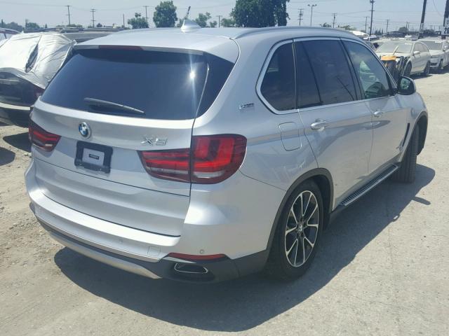 5UXKT0C30H0S81121 - 2017 BMW X5 XDR40E SILVER photo 4