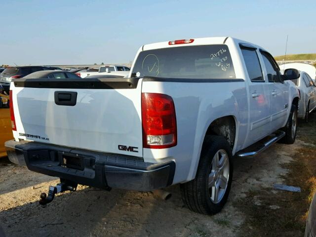 3GTEC13J58G299242 - 2008 GMC SIERRA WHITE photo 4