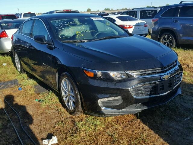 1G1ZE5ST6HF293322 - 2017 CHEVROLET MALIBU LT BLACK photo 1