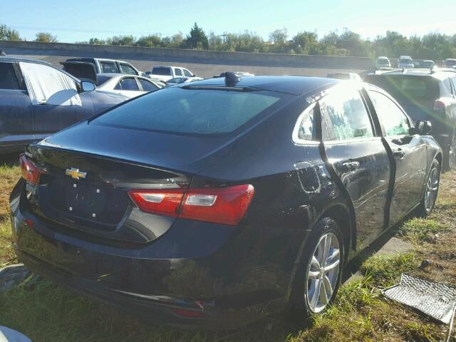 1G1ZE5ST6HF293322 - 2017 CHEVROLET MALIBU LT BLACK photo 4