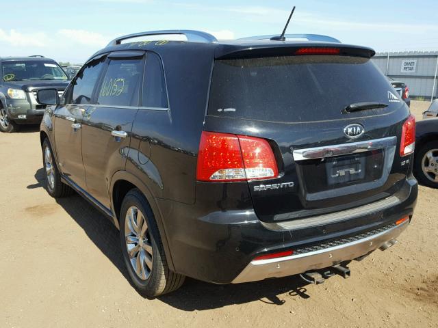 5XYKWDA2XDG408939 - 2013 KIA SORENTO SX BLACK photo 3