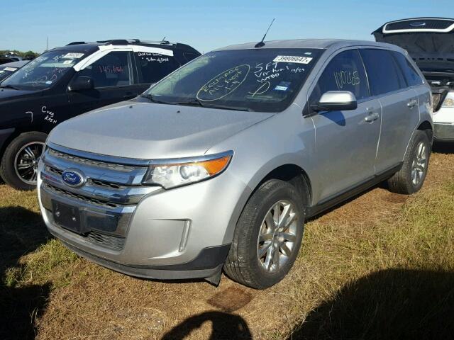 2FMDK3KC5DBA32849 - 2013 FORD EDGE SILVER photo 2