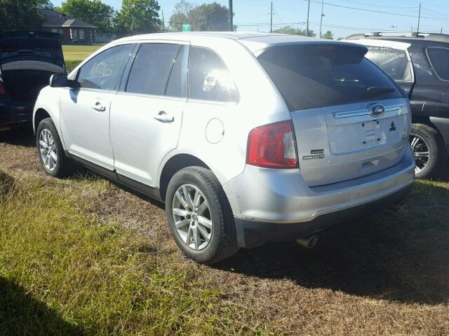 2FMDK3KC5DBA32849 - 2013 FORD EDGE SILVER photo 3