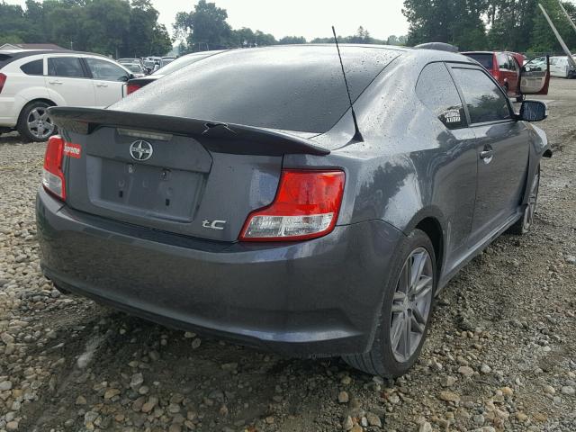 JTKJF5C76D3048608 - 2013 TOYOTA SCION TC 灰色 照片 4