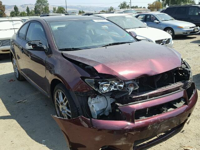 JTKDE167360085852 - 2006 TOYOTA SCION TC MAROON photo 1