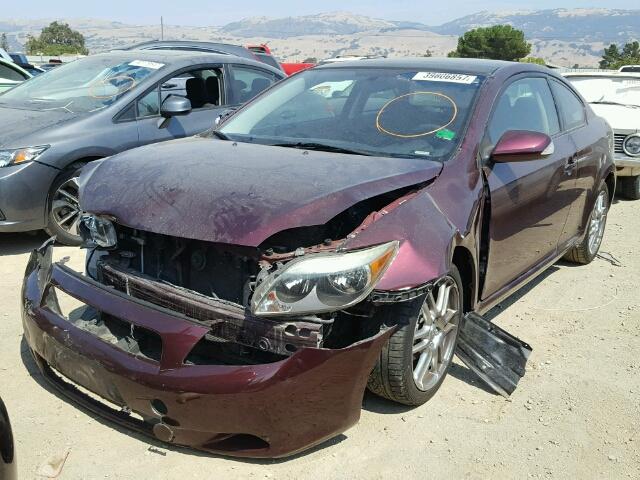 JTKDE167360085852 - 2006 TOYOTA SCION TC 栗色 照片 2