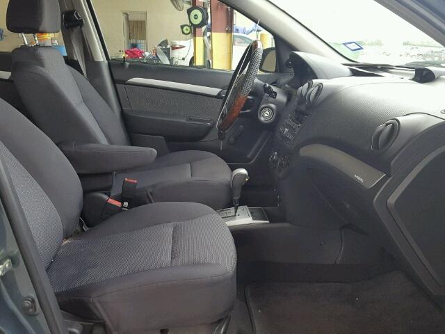 KL1TD5DE6BB137429 - 2011 CHEVROLET AVEO LS GREEN photo 5