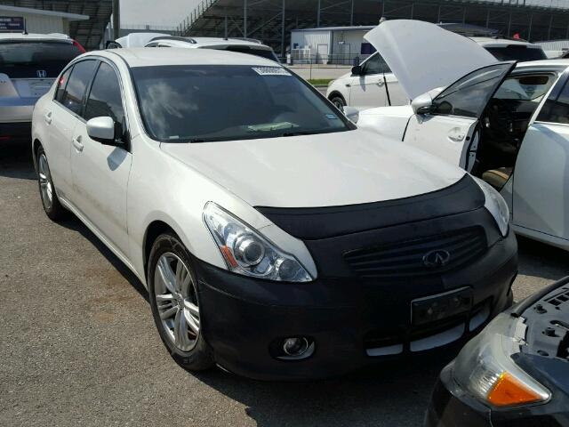 JN1CV6AP0DM302211 - 2013 INFINITI G37 BASE WHITE photo 1