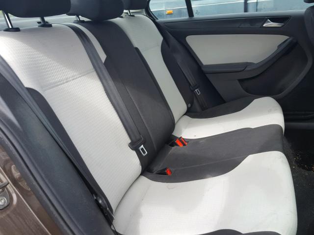 3VW1K7AJ5FM307097 - 2015 VOLKSWAGEN JETTA BASE Շագանակագույն լուսանկար 6