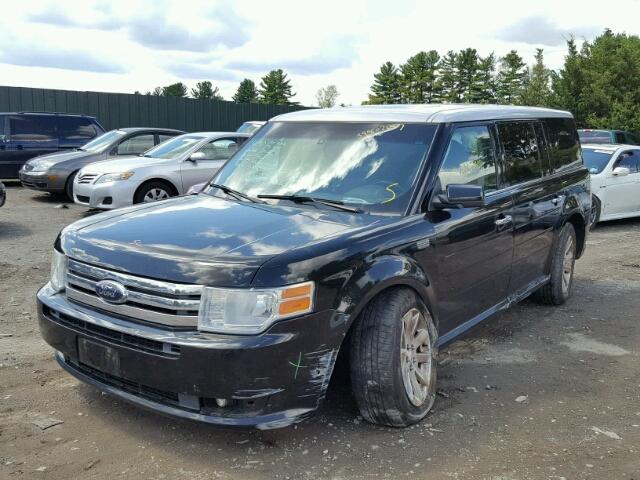 2FMDK52C09BA02581 - 2009 FORD FLEX SEL BLACK photo 2