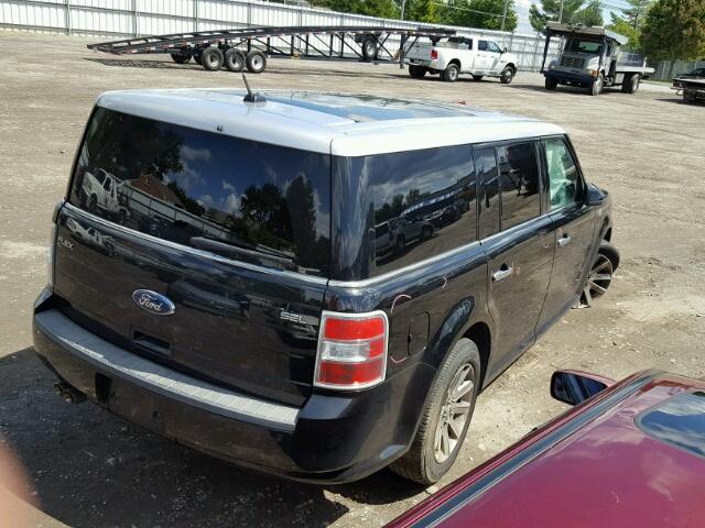 2FMDK52C09BA02581 - 2009 FORD FLEX SEL BLACK photo 4