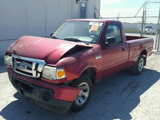 1FTYR10EX9PA08136 - 2009 FORD RANGER RED photo 2