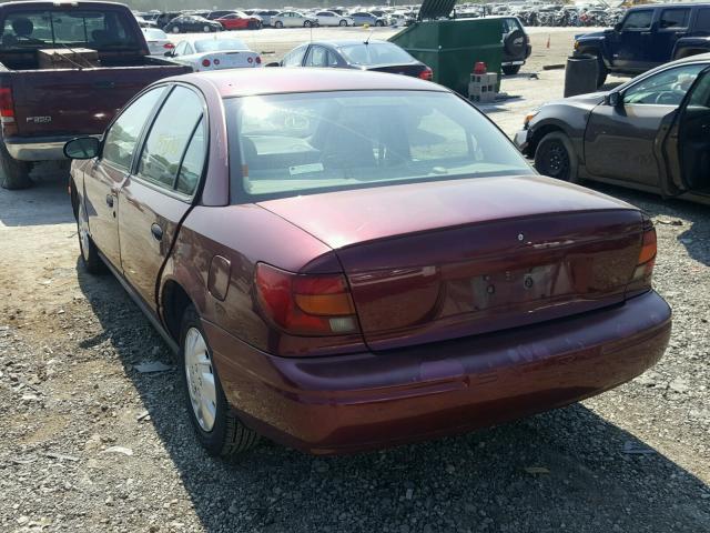 1G8ZH52881Z264154 - 2001 SATURN SL1 MAROON photo 3