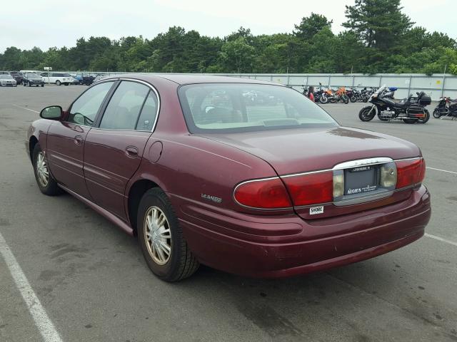 1G4HP54K524201973 - 2002 BUICK LESABRE CU MAROON photo 3