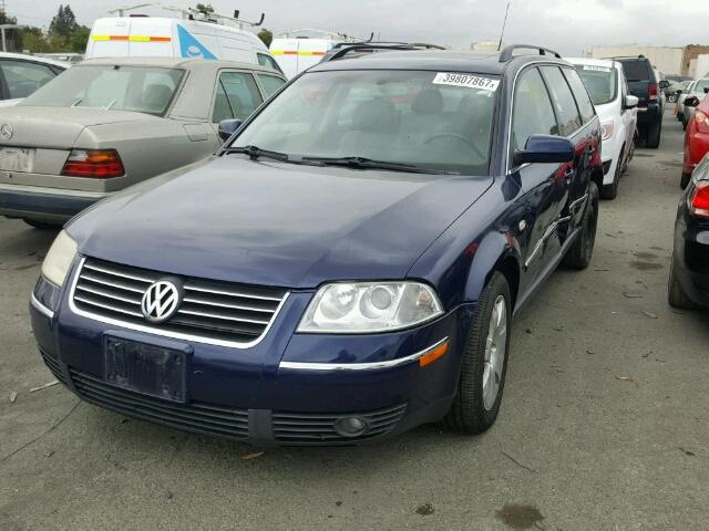 WVWYH63B93E064802 - 2003 VOLKSWAGEN PASSAT GLX BLUE photo 2