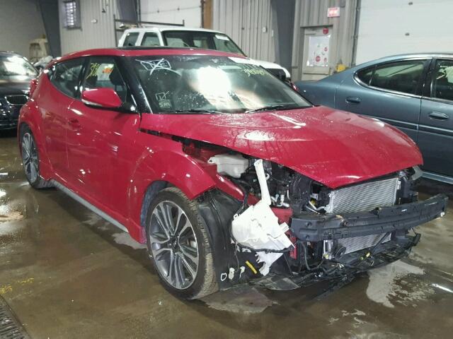 KMHTC6AE4GU273734 - 2016 HYUNDAI VELOSTER T RED photo 1