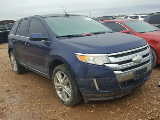 2FMDK3KC4BBB17971 - 2011 FORD EDGE BLUE photo 1