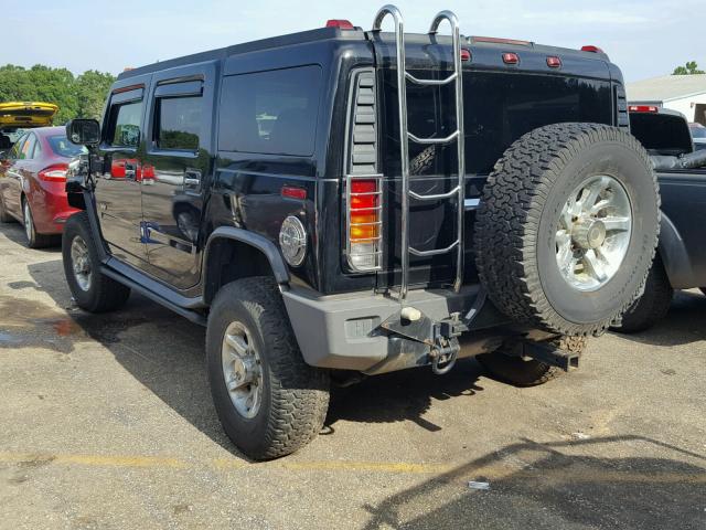 5GRGN23U93H124475 - 2003 HUMMER H2 BLACK photo 3