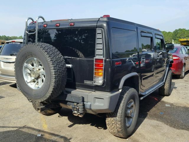 5GRGN23U93H124475 - 2003 HUMMER H2 BLACK photo 4