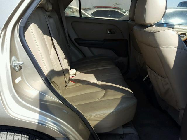 JTJHF10U620245234 - 2002 LEXUS RX 300 BROWN photo 6