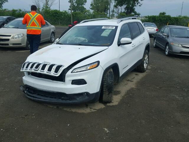 1C4PJMCB4EW171788 - 2014 JEEP CHEROKEE L WHITE photo 2