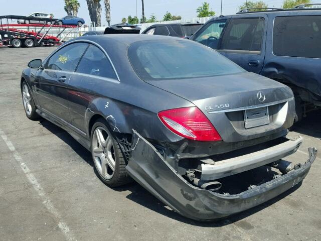 WDDEJ71X48A015720 - 2008 MERCEDES-BENZ CL 550 GRAY photo 3