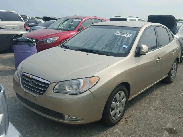 KMHDU46D48U276740 - 2008 HYUNDAI ELANTRA GL TAN photo 2