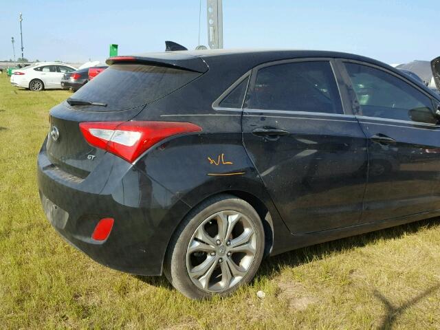 KMHD35LH6EU178739 - 2014 HYUNDAI ELANTRA GT BLACK photo 9