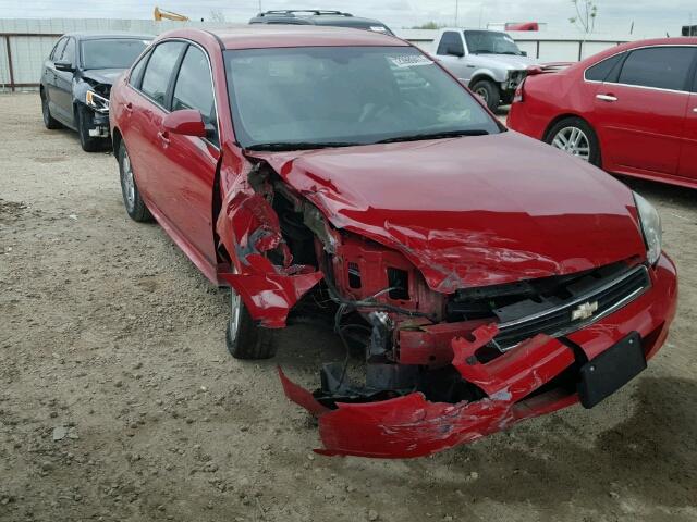 2G1WT57K391206946 - 2009 CHEVROLET IMPALA 1LT RED photo 1