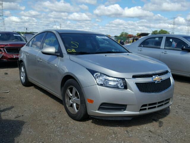 1G1PK5SBXE7203943 - 2014 CHEVROLET CRUZE LT SILVER photo 1