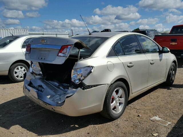 1G1PK5SBXE7203943 - 2014 CHEVROLET CRUZE LT SILVER photo 4